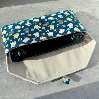 Handmade Pouch for Switch, Steam Deck