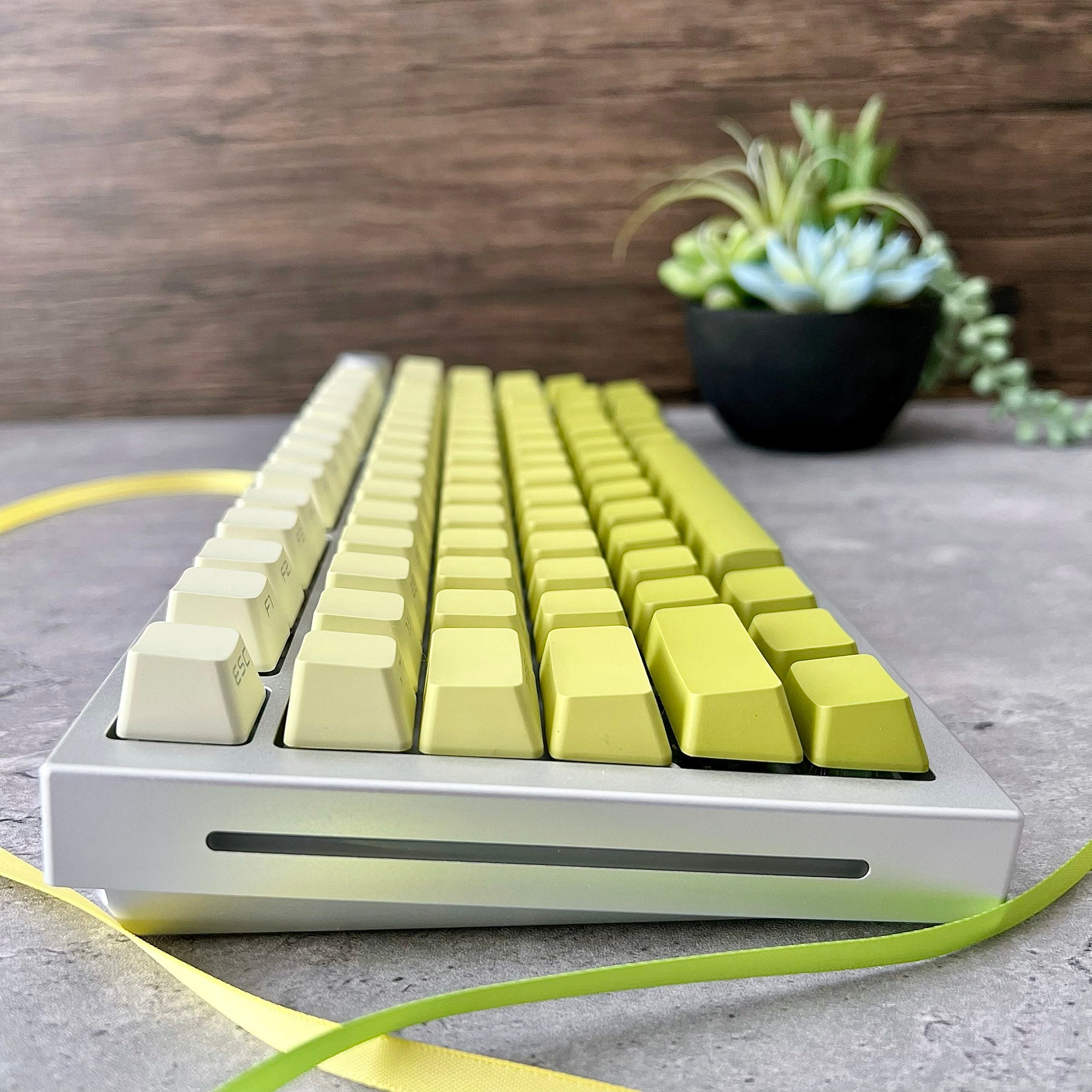 Gradient Yellow Side-Printed Keycap Set – Taro Depato