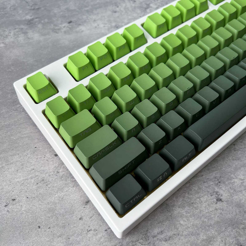 Gradient Matcha Side-Printed Keycap Set – Taro Depato