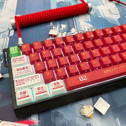 Eva Unit-02 Coiled Aviator Cable