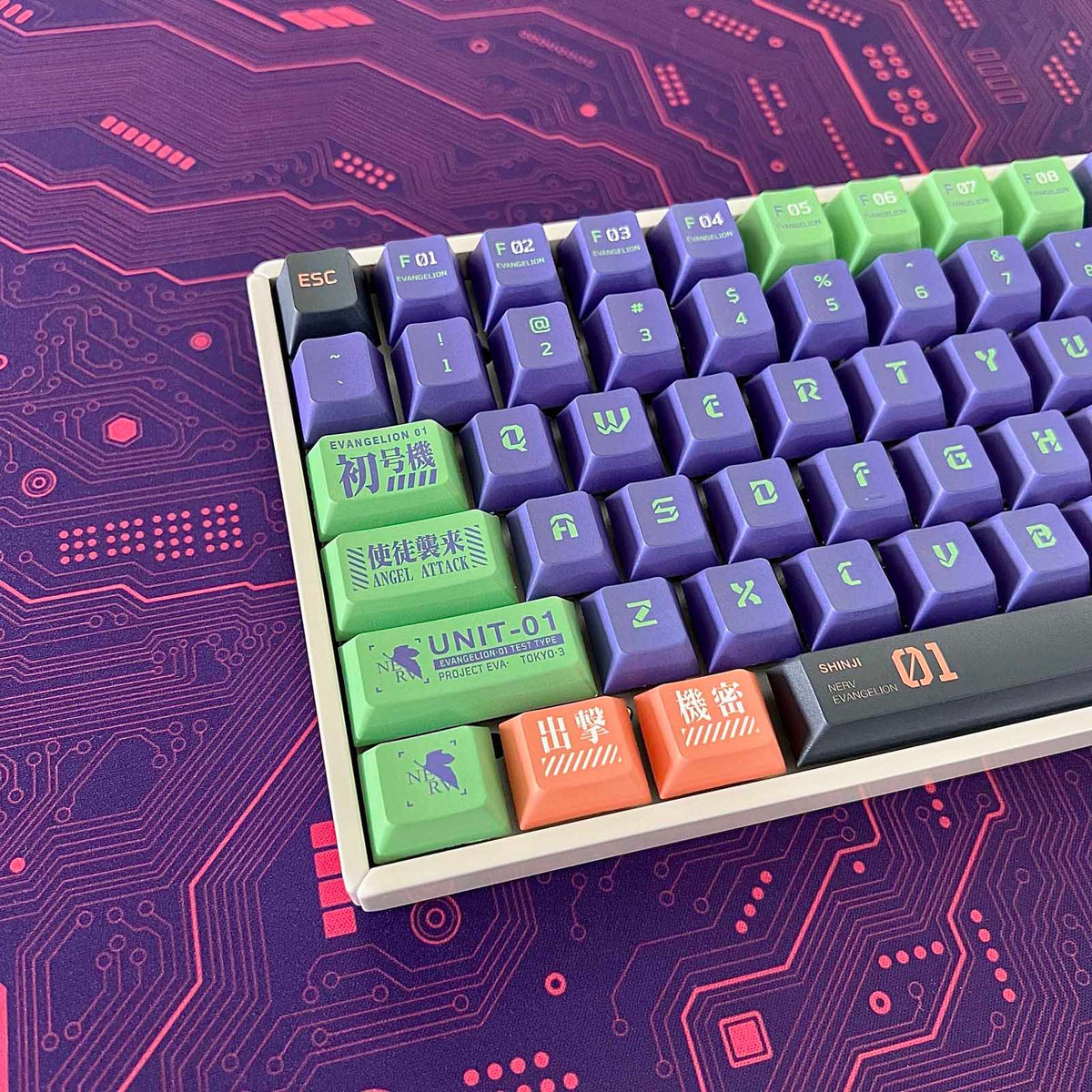 Eva Unit-01 Keycap Set – Taro Depato